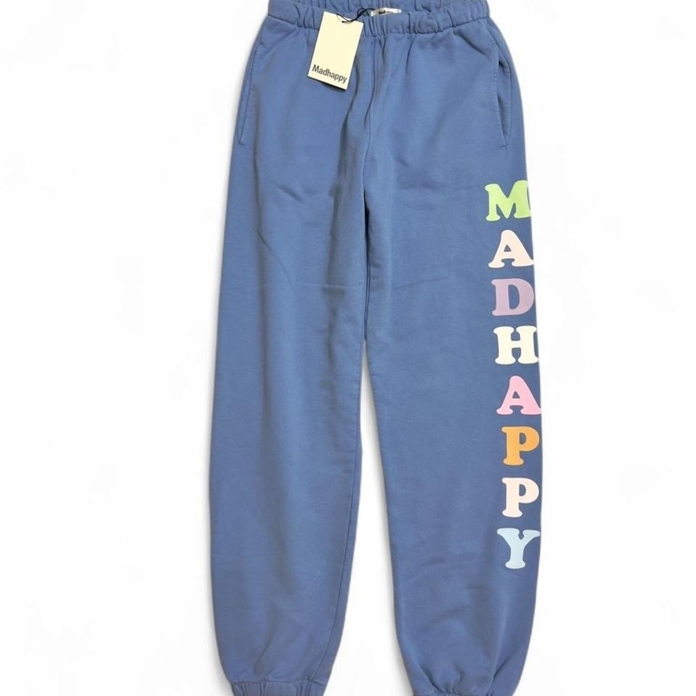 Madhappy Pastels French Terry Sweatpants In Frost Womens M NWT $160 Retail‎